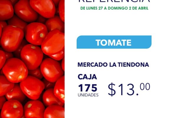 Precios de referencia de tomates