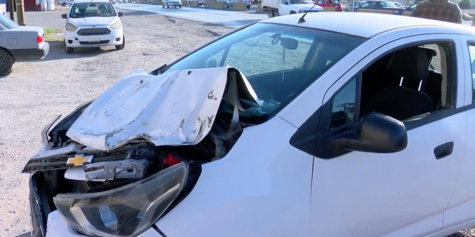 Cinco vehículos involucrados en accidente