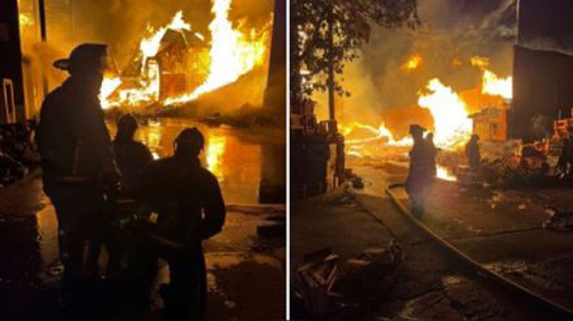 Incendio en mercado de México