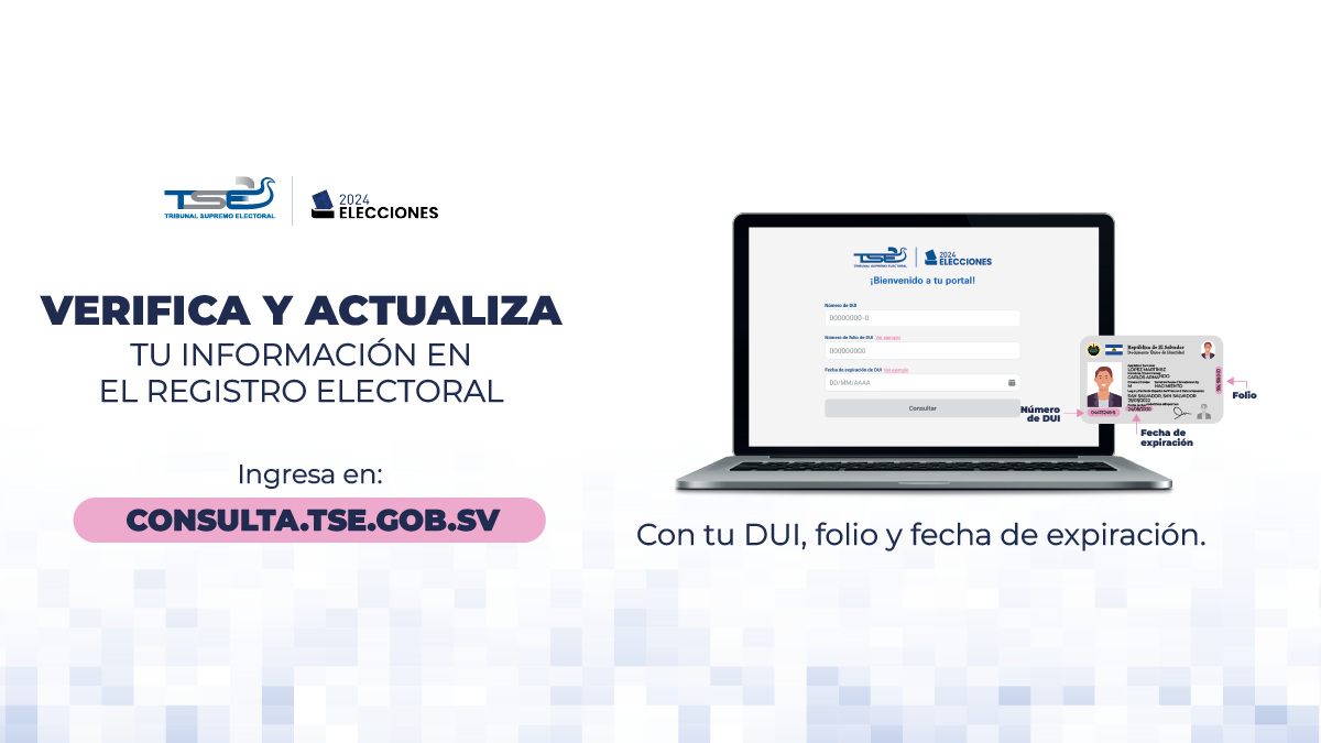 Verifica y actualiza tus datos