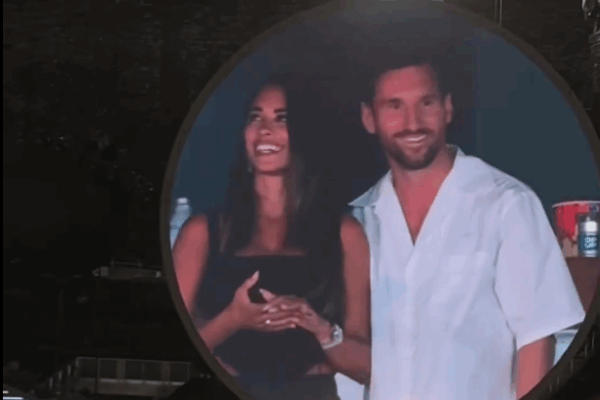 El divertido momento que protagonizaron en la “kiss cam” Lionel Messi y Antonela Roccuzzo en concierto de Coldplay