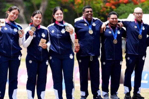 El Salvador conquista sus dos primeras medallas de oro en Santo Domingo 2026 con doble triunfo en arco compuesto