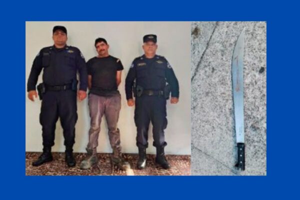 Capturan a hombre que atacó con un corvo a otro tras ingerir alcohol en Cuscatlán Sur
