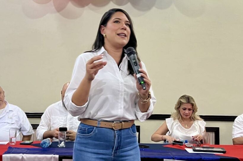 ARENA será la "gran alternativa" de los salvadoreños para equilibrar el poder en 2027, según la candidata Mayteé Iraeta
