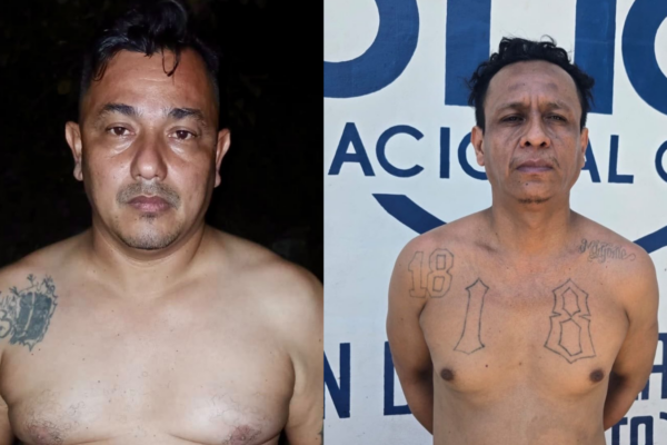 Autoridades capturan a dos terroristas de la pandilla 18 con función de gatilleros