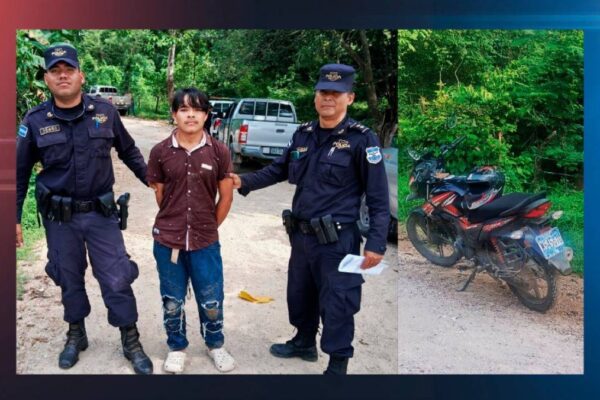 Capturan a joven señalado de hurtar una motocicleta en Chalatenango