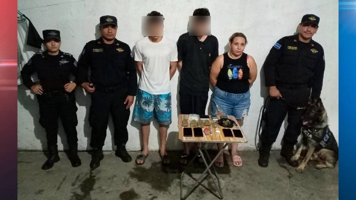 Dos adultos y un menor detenidos por posesión y tenencia de drogas