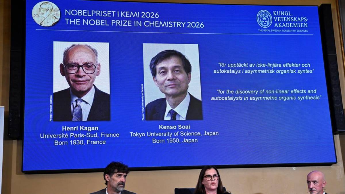 Henri B. Kagan y Kenso Soai ganan el Nobel de Química 2026