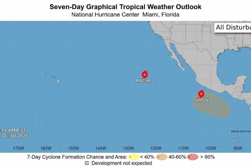 MARN: Tormenta tropical Simón influirá de forma indirecta en Centroamérica