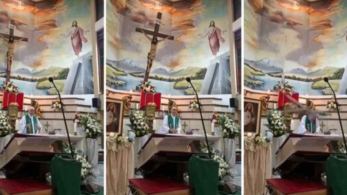 Sacerdote muere aplastado por una cruz durante una misa en Ecuador